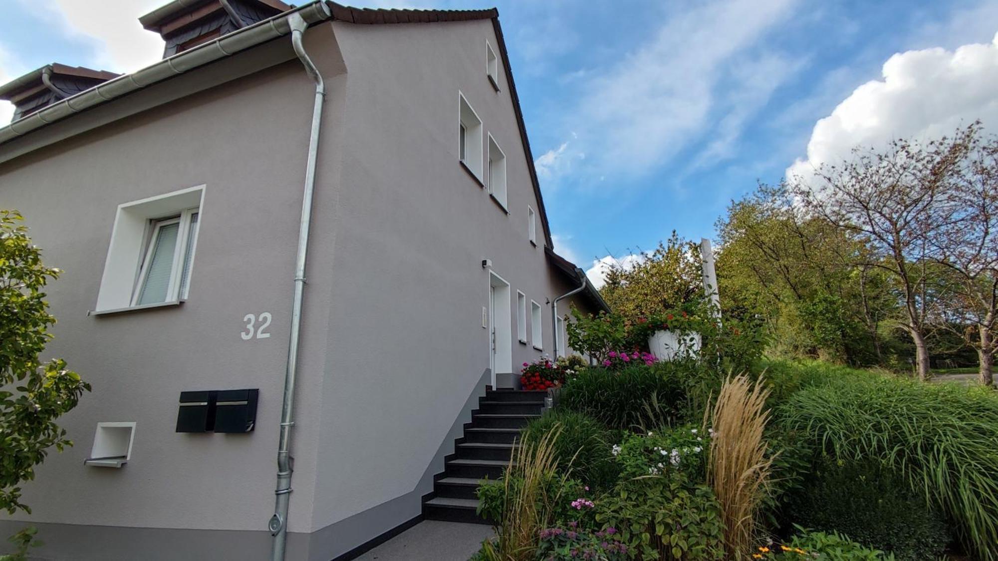 Ferienwohnung Naumann Schotten Bagian luar foto