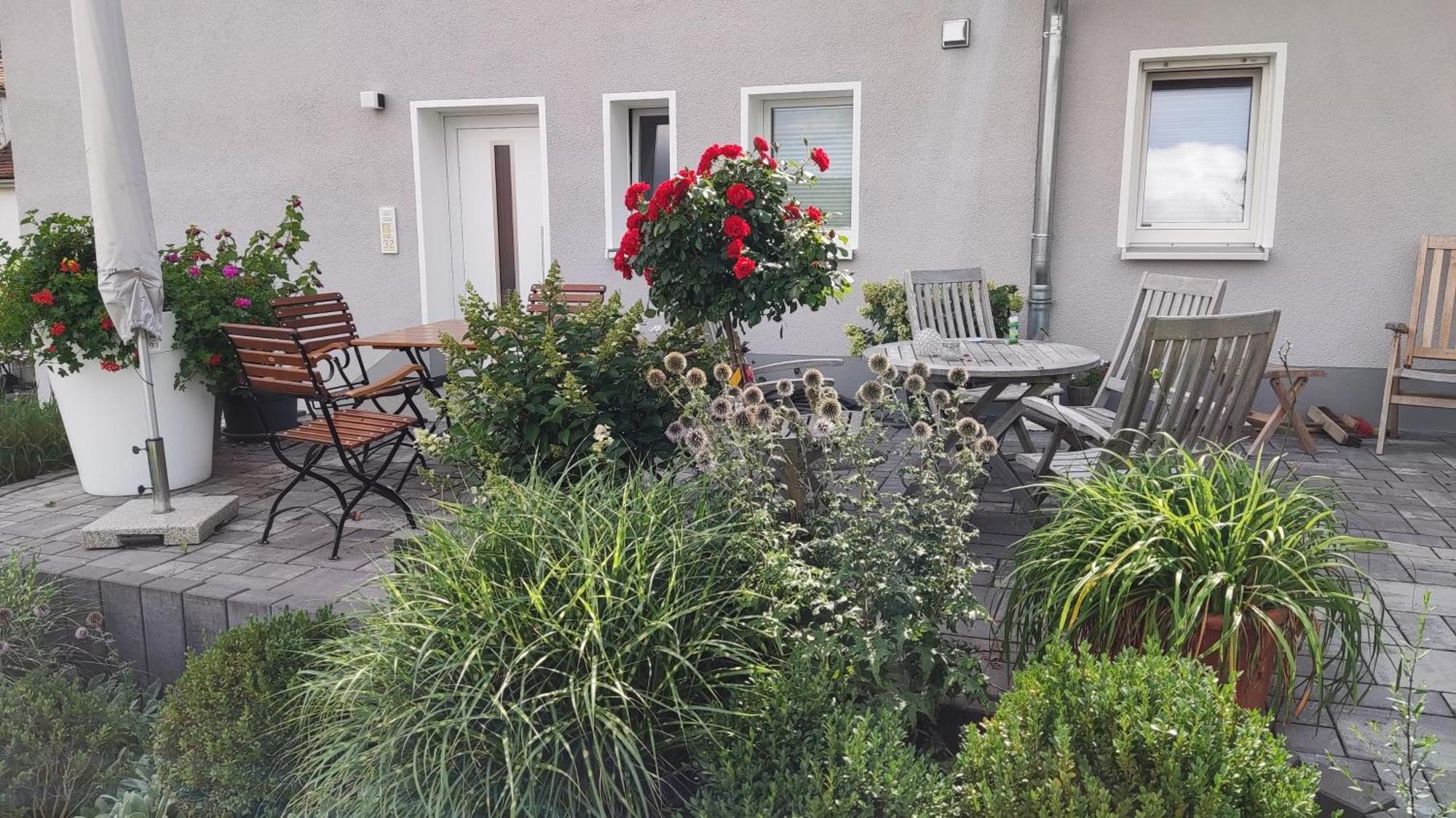 Ferienwohnung Naumann Schotten Bagian luar foto