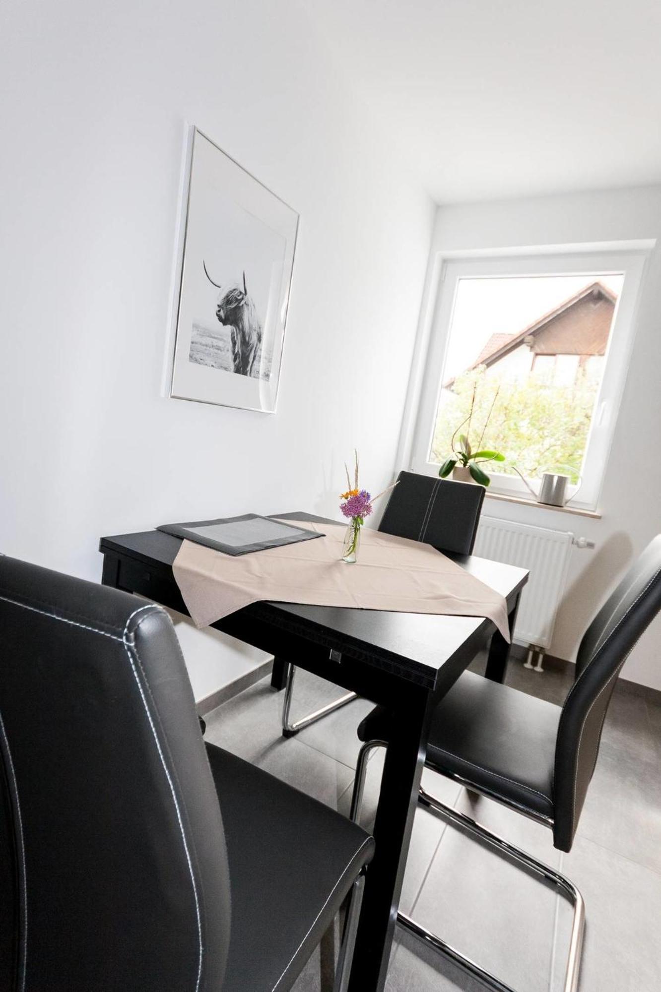 Ferienwohnung Naumann Schotten Bagian luar foto
